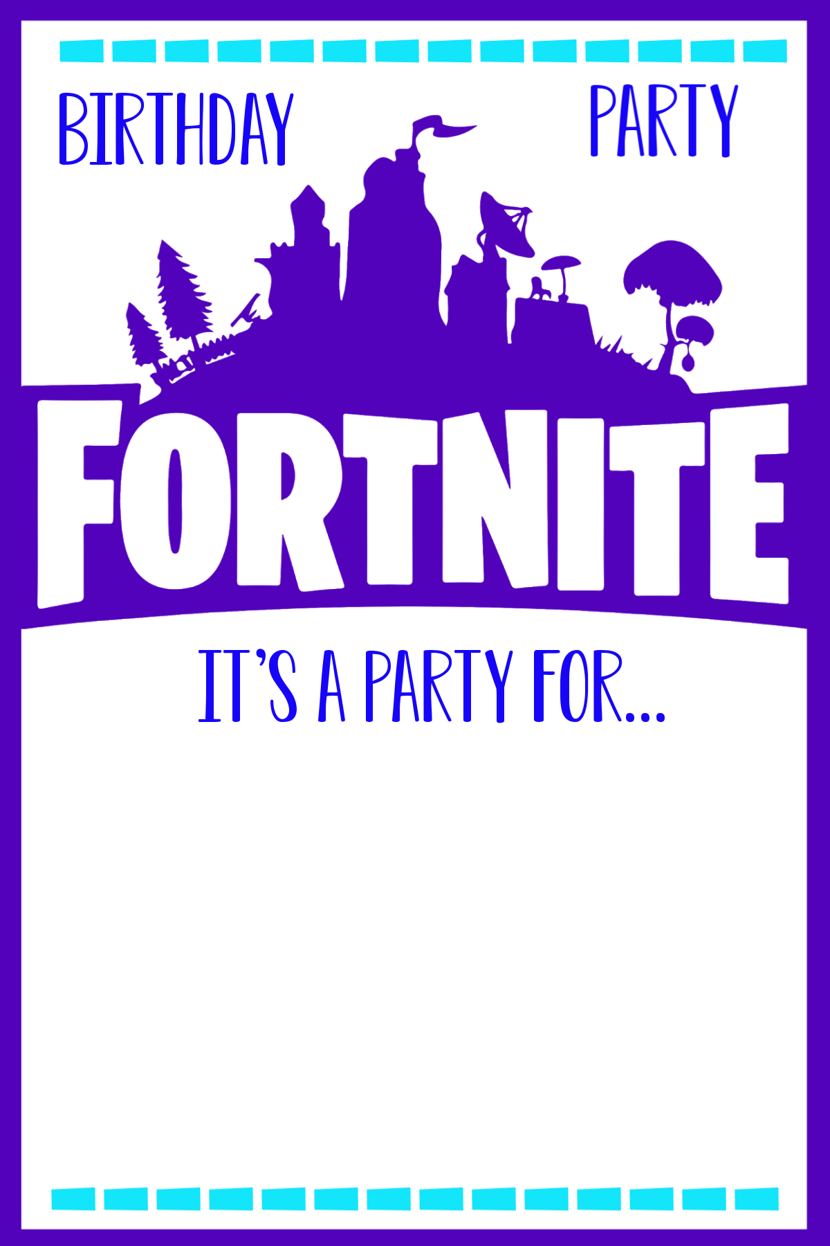 Fun Fortnite Birthday Party Fun Squared