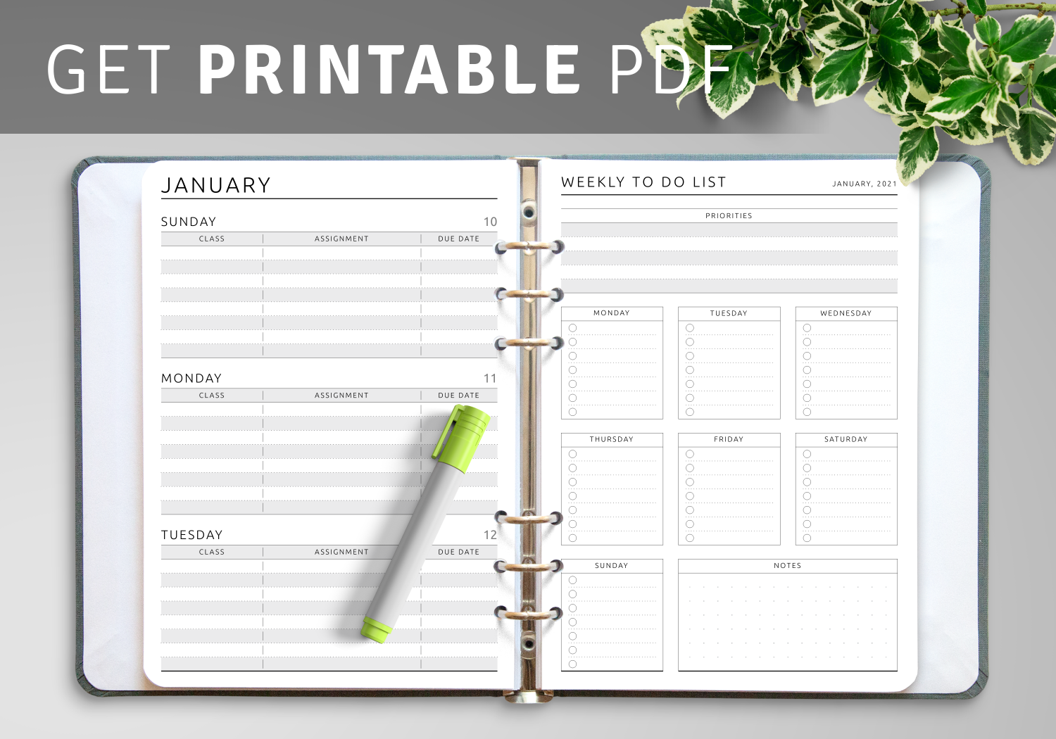 Get 2024 2025 Happy Planner Inserts Printable PDF