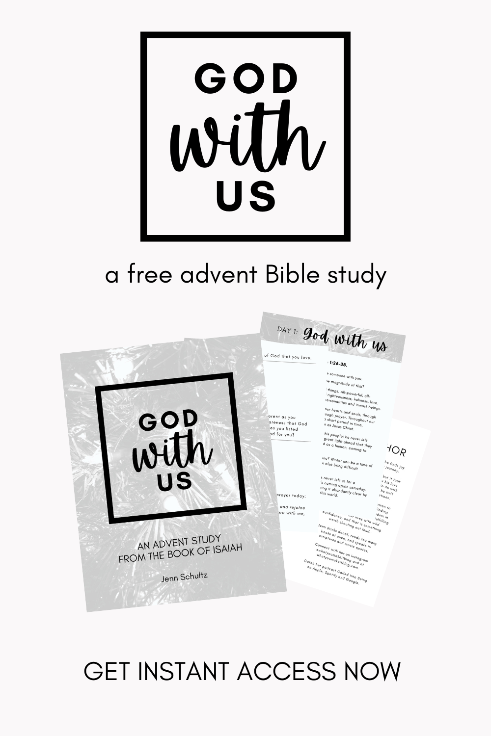 God With Us A Free Advent Bible Study Jenn Schultz