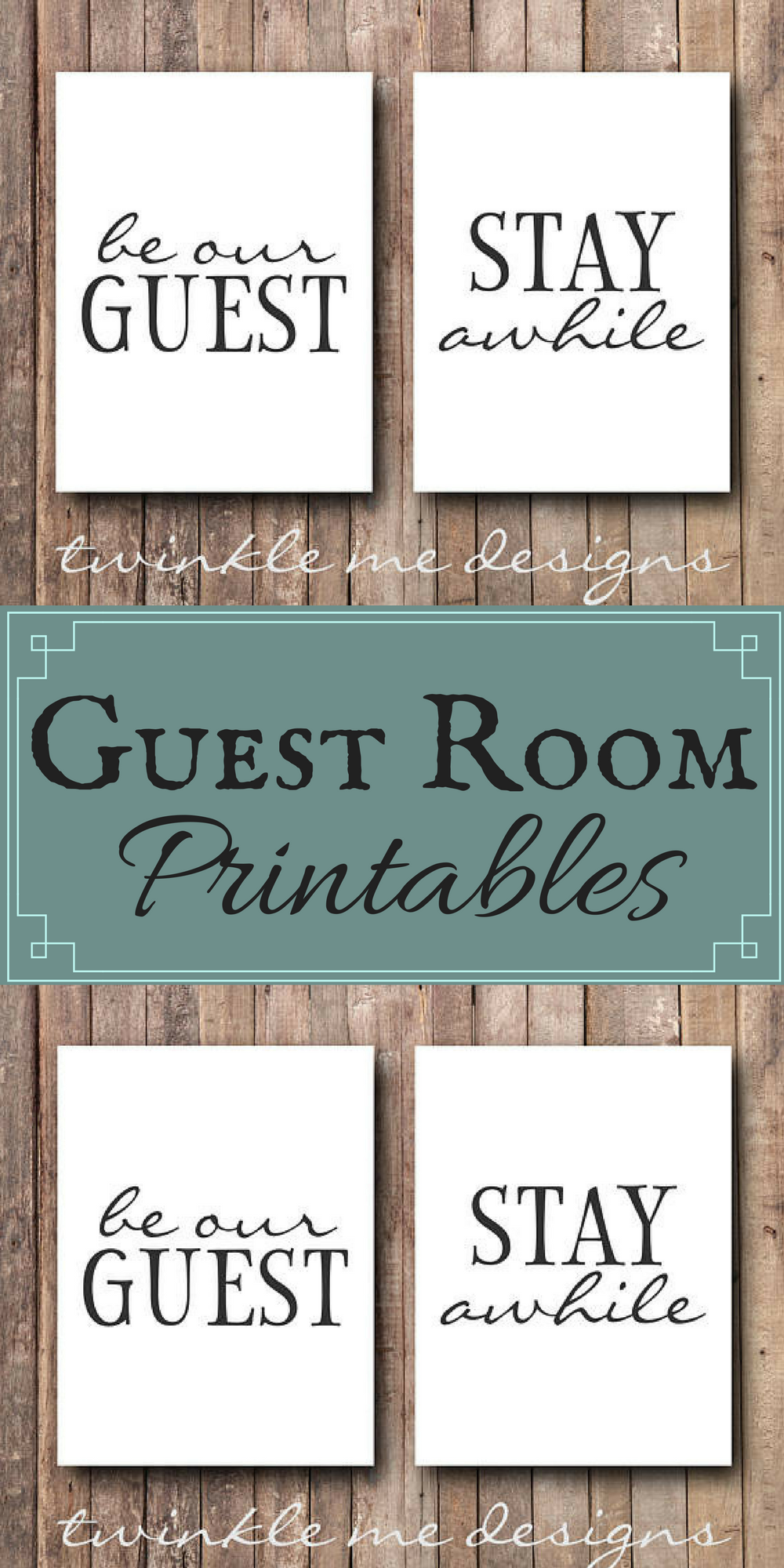Guest Room Decor Be Our Guest Sign Guest Room Art Stay Awhile Print PRINTABLE Art Wall Poster Bedroom Printables Wall Art Farmhouse