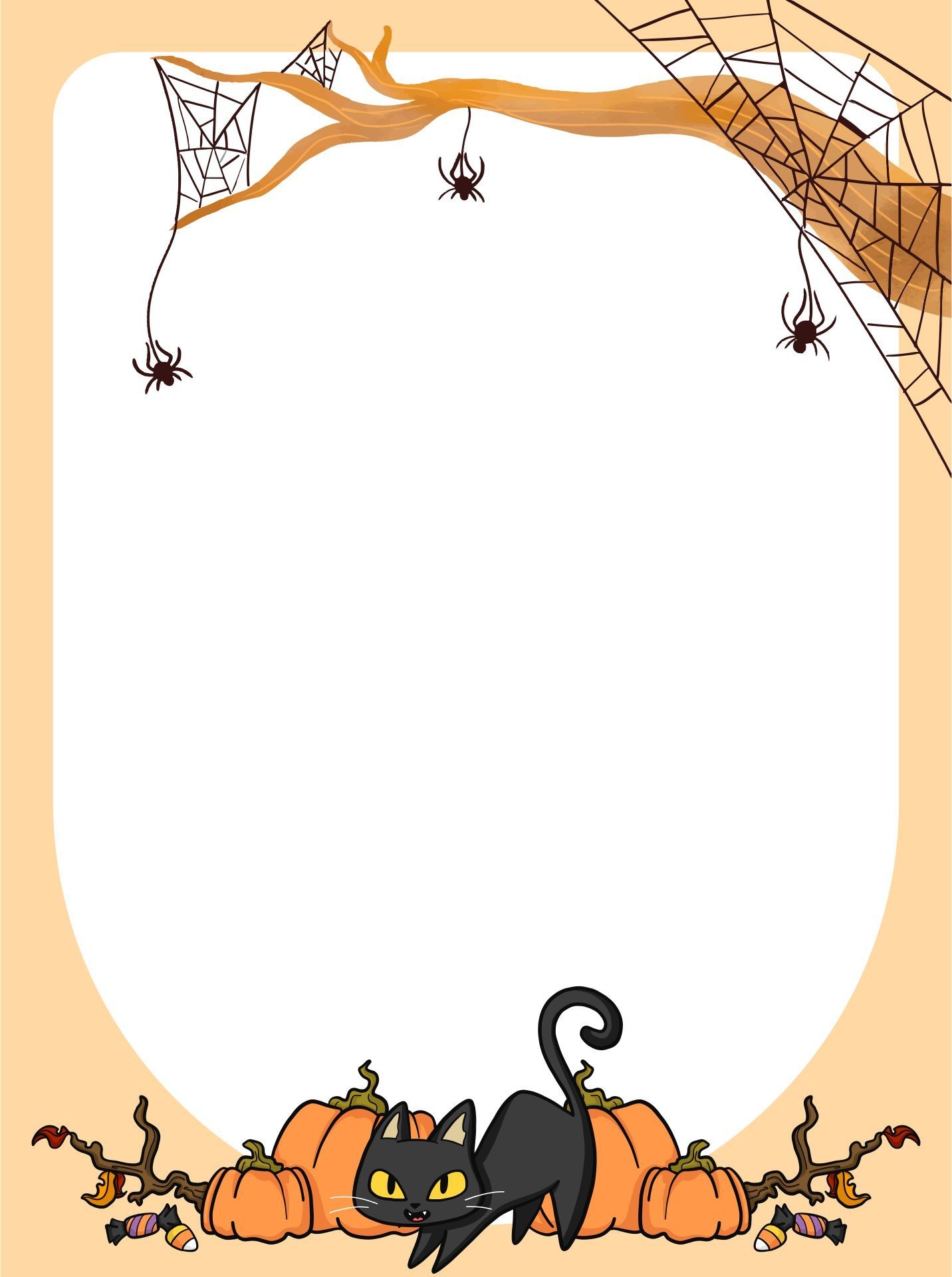 Halloween Border Clip Art 15 Free PDF Printables Printablee