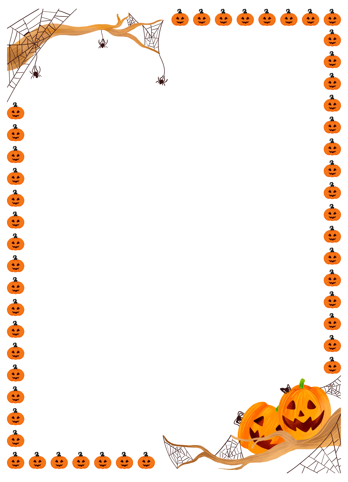 Halloween Stationery Templates 15 Free PDF Printables Printablee