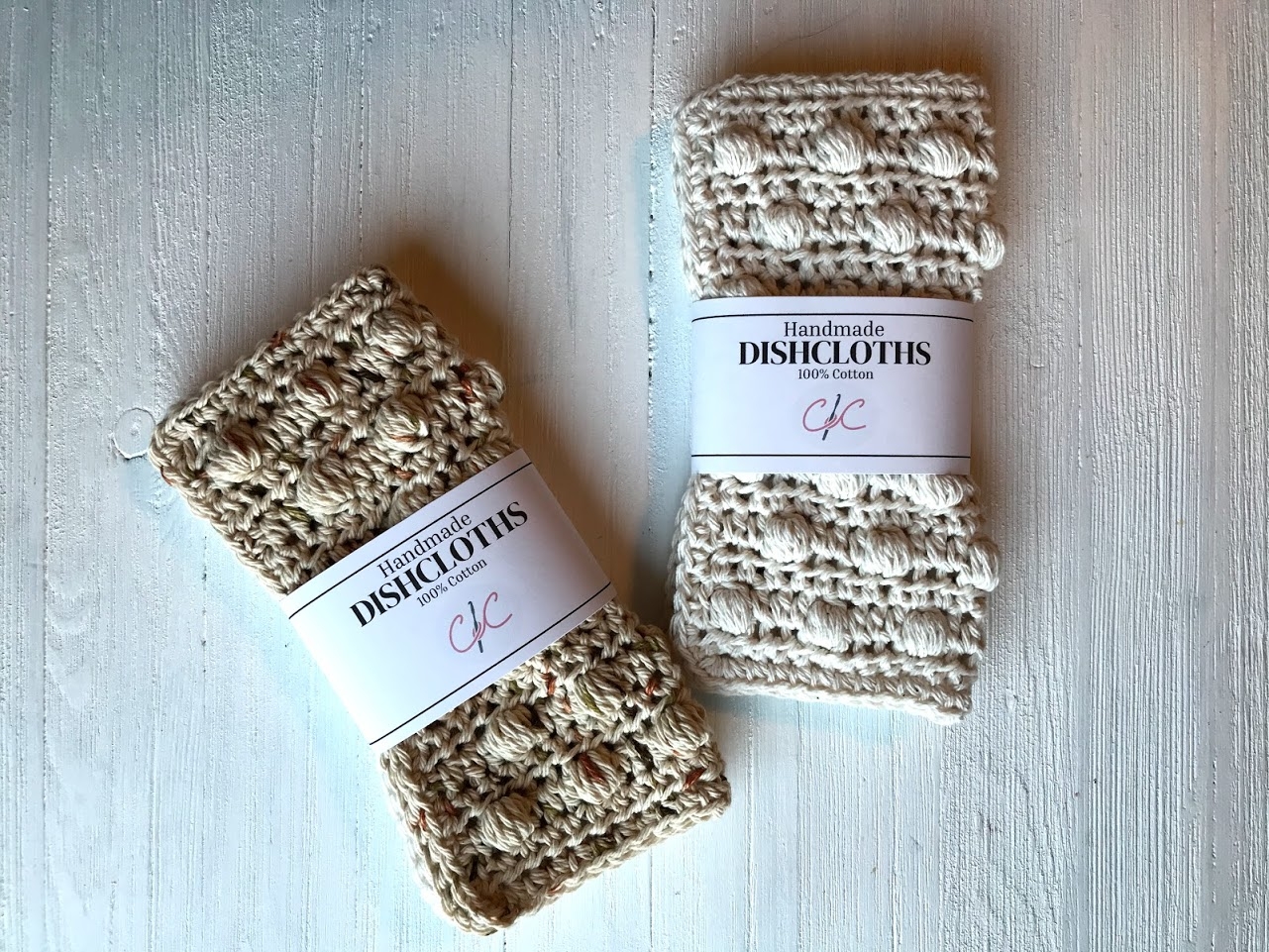 Handmade Dishcloth Label Crochet It Creations