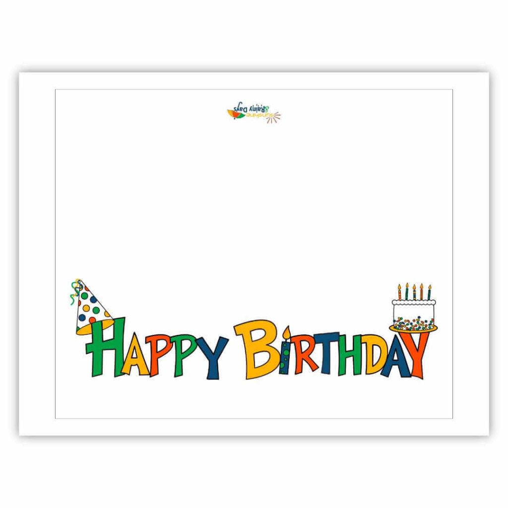 Free Printable Birthday Card Templates