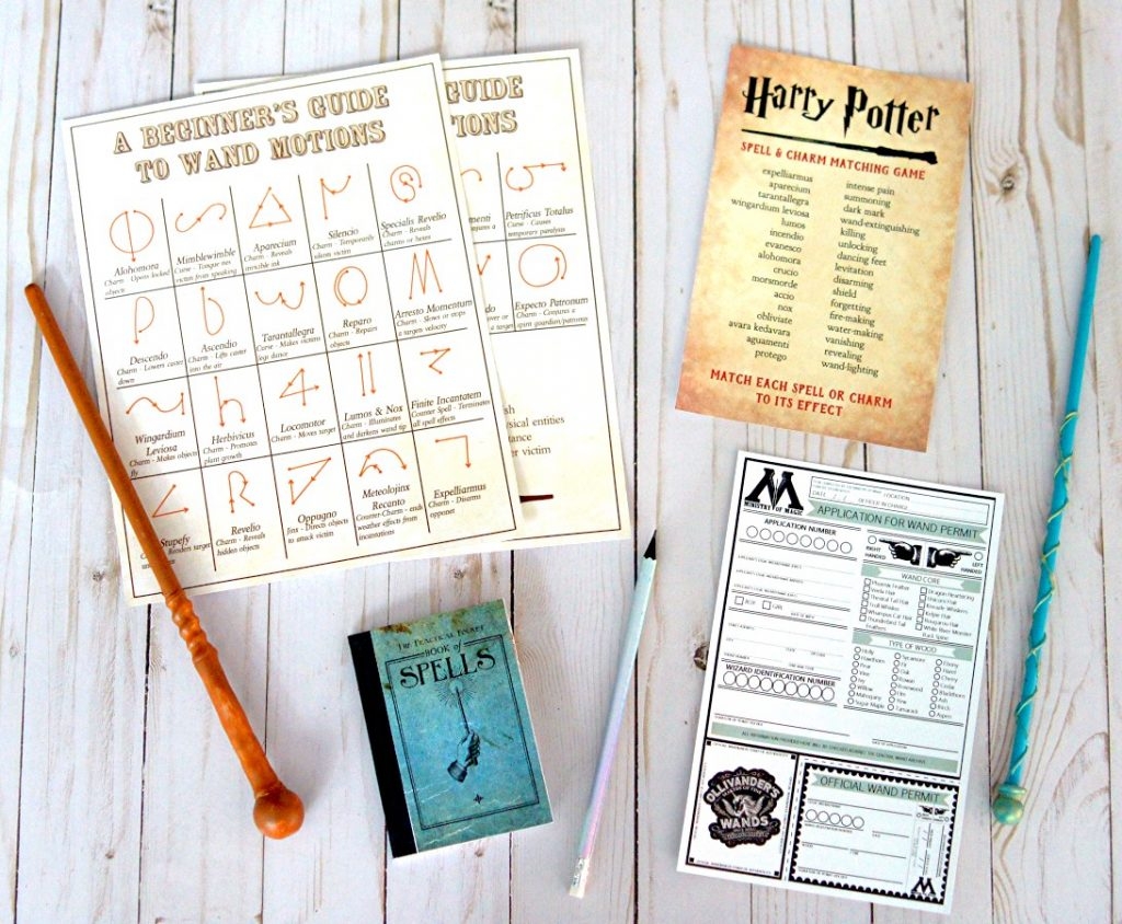 Harry Potter Wand Shop The Scrap Shoppe Printable