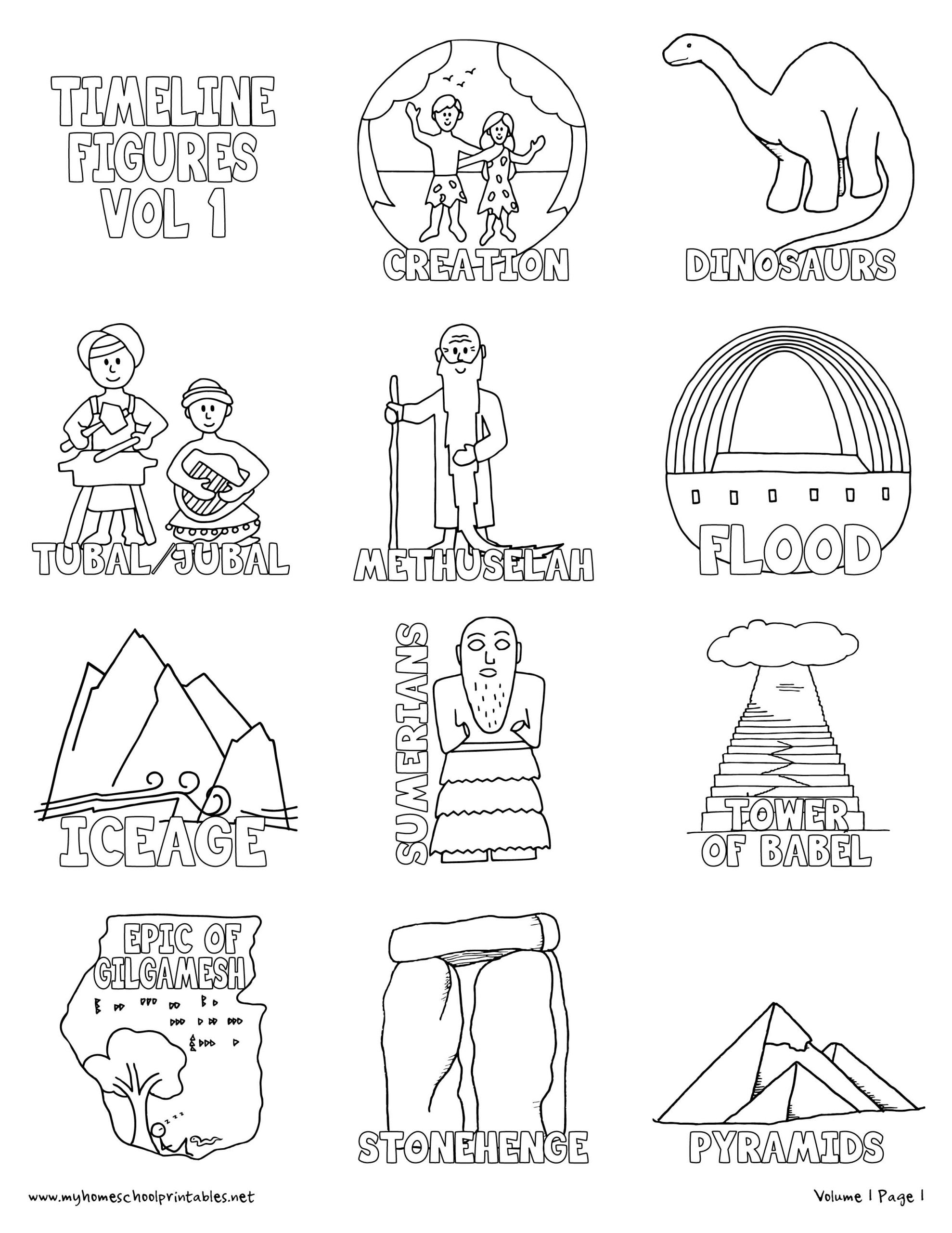 History Volume 1 My Homeschool Printables