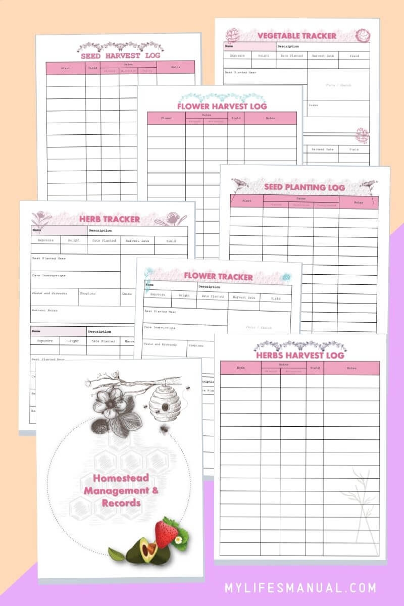 Homesteading Planner And Journal Printables Mylifesmanual