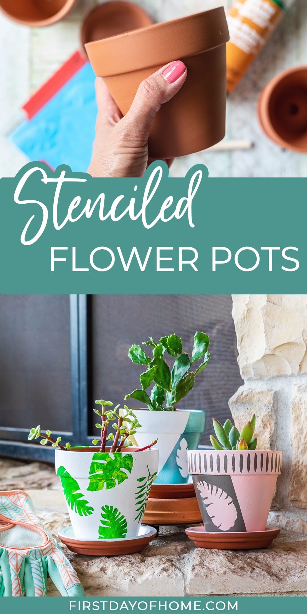 Free Printable Flower Pot Stencil