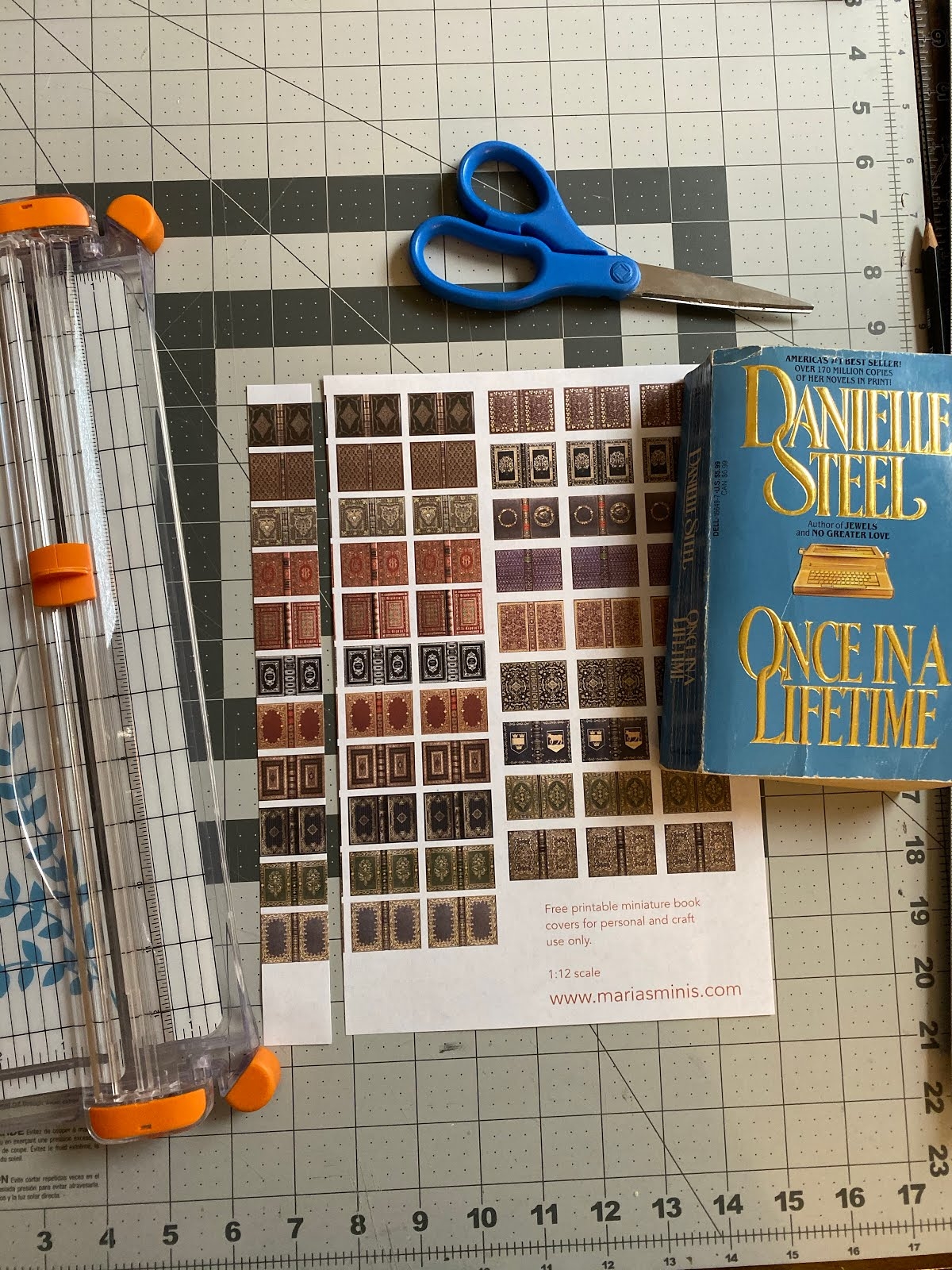 How To Make Miniature Antique Books And Free Printable