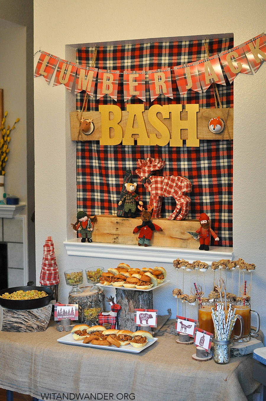 How To Plan A Lumberjack Bash Party Wit Wander