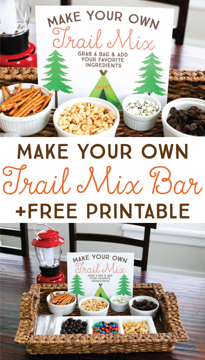 How To Set Up A DIY Trail Mix Bar By The Littles And Me