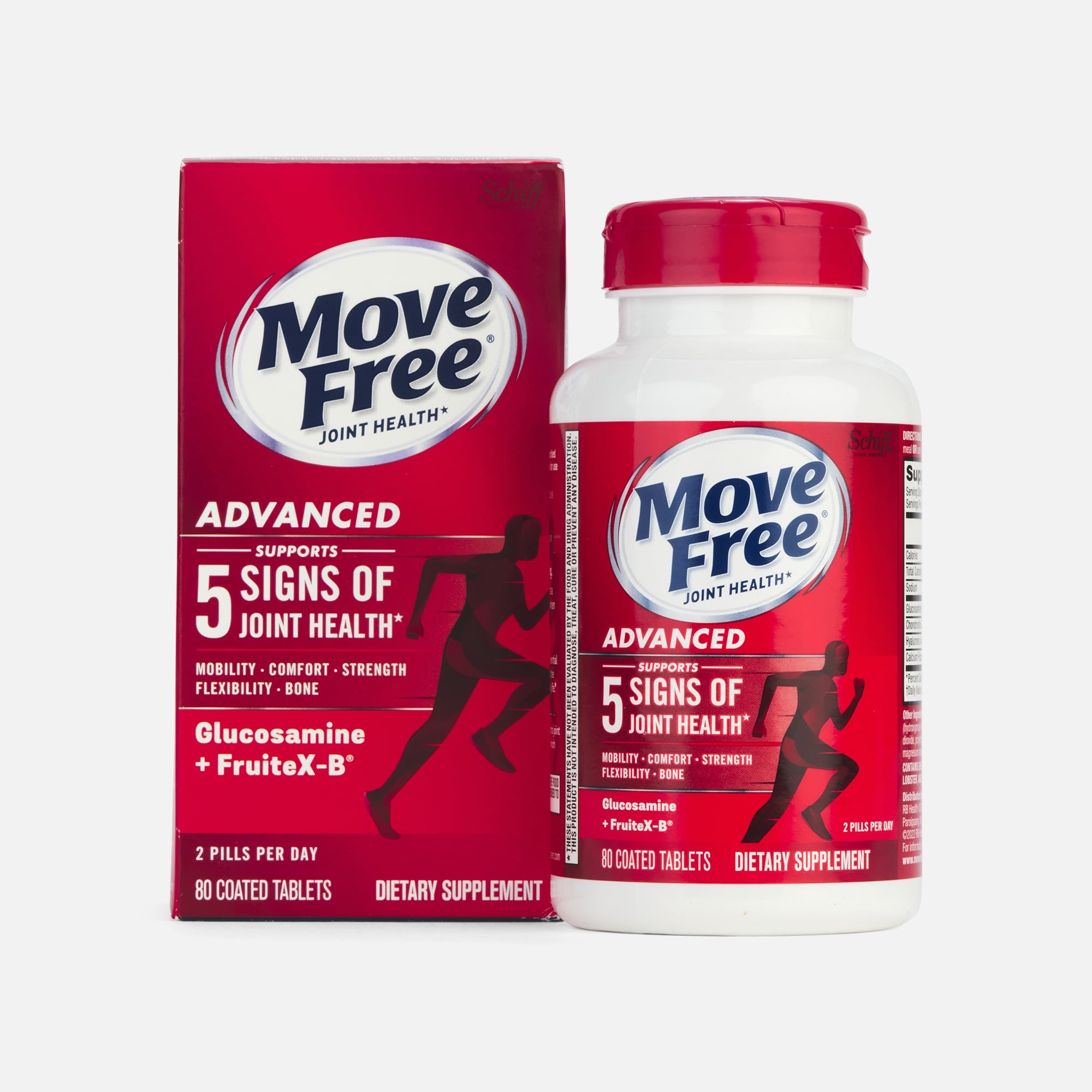 HSA Eligible Schiff Move Free Advanced Joint Health Tablets 80 Ct HSA Eligible