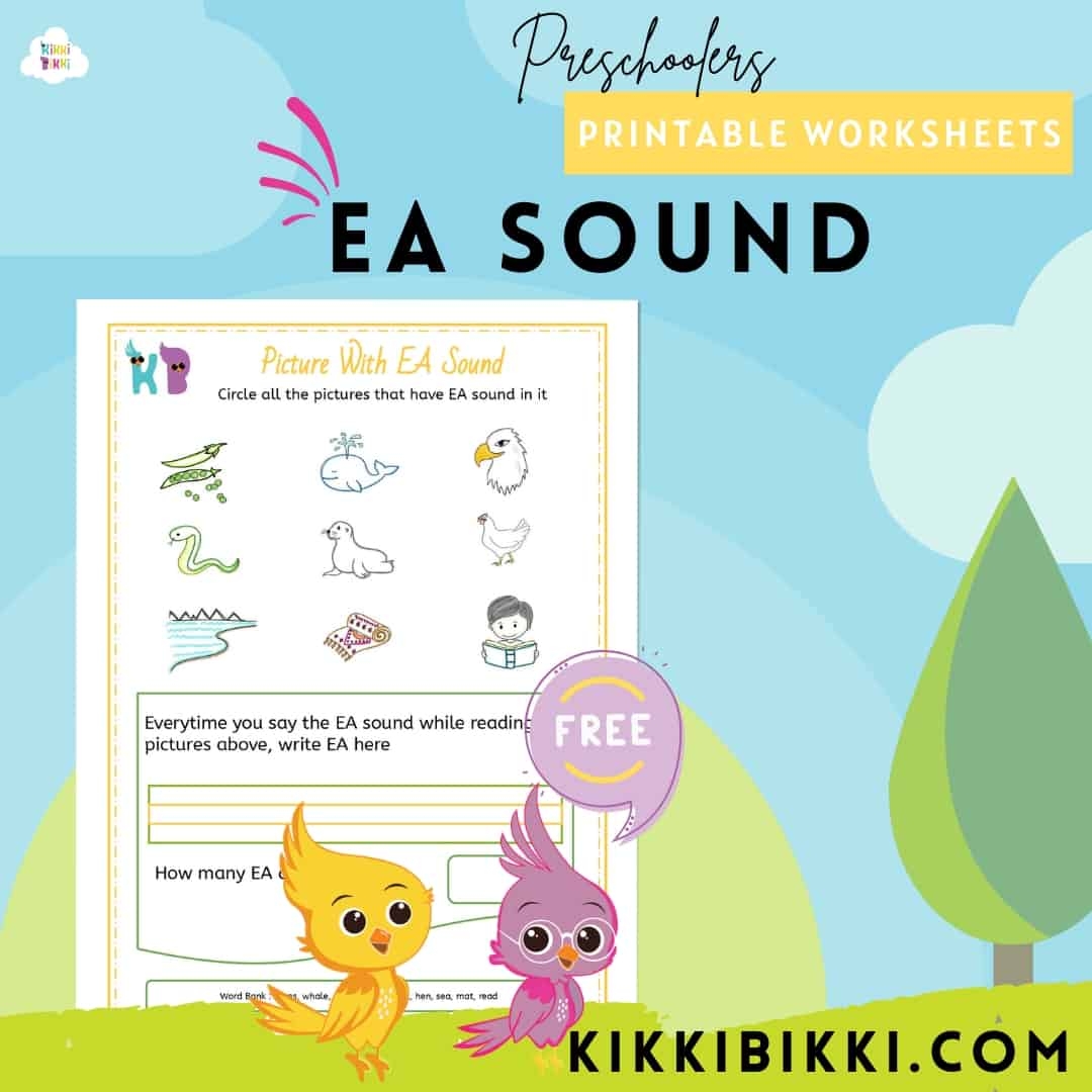 Learn To Spell Ee ea ey Words Kindergarten Worksheets