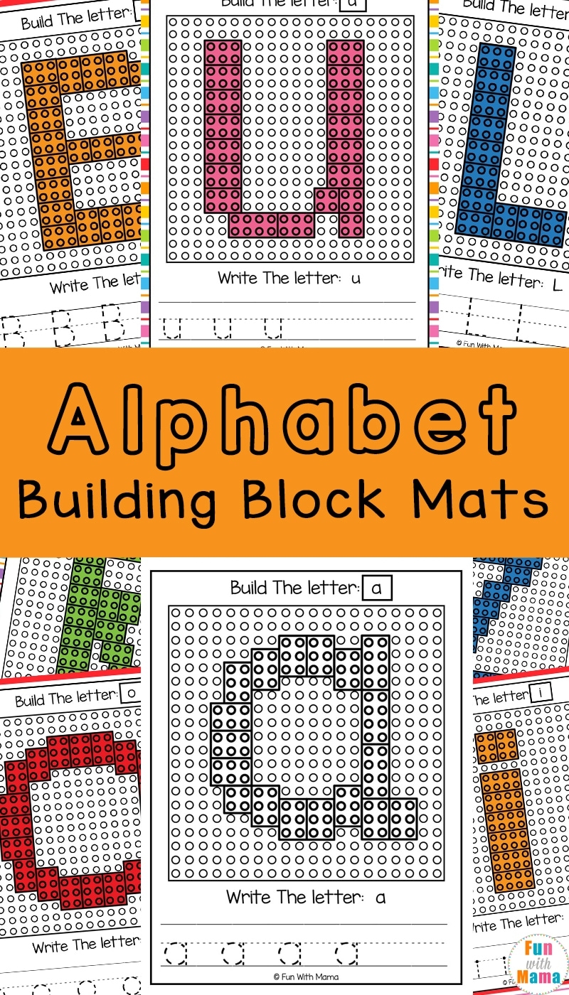 Free Printable Lego Alphabet Letters