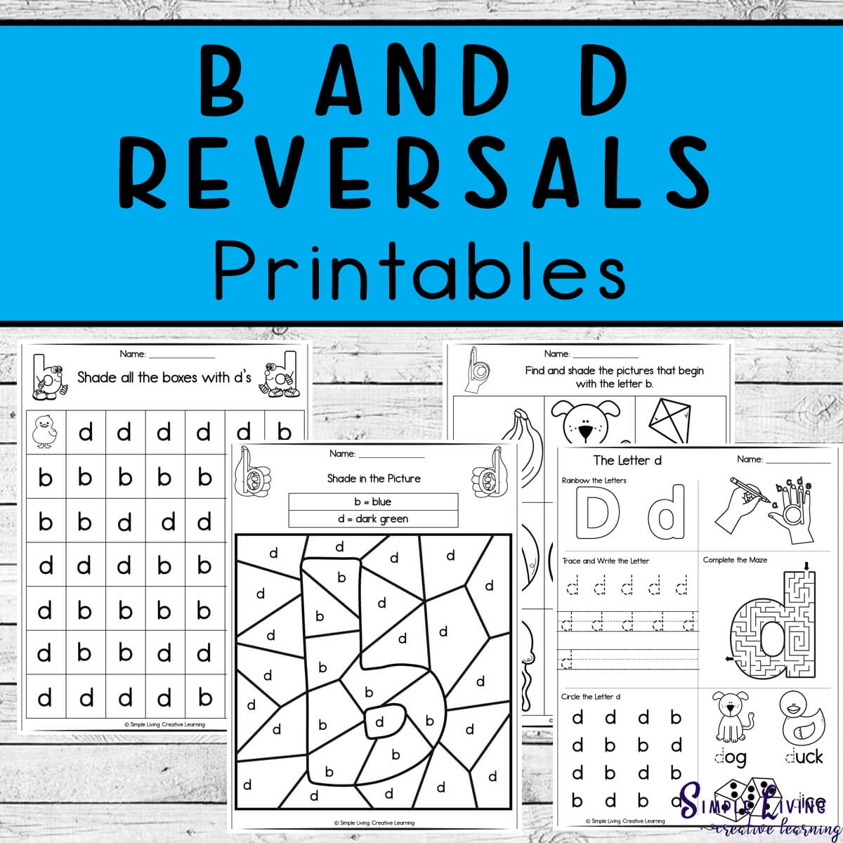 Free Printable Reversal Worksheets