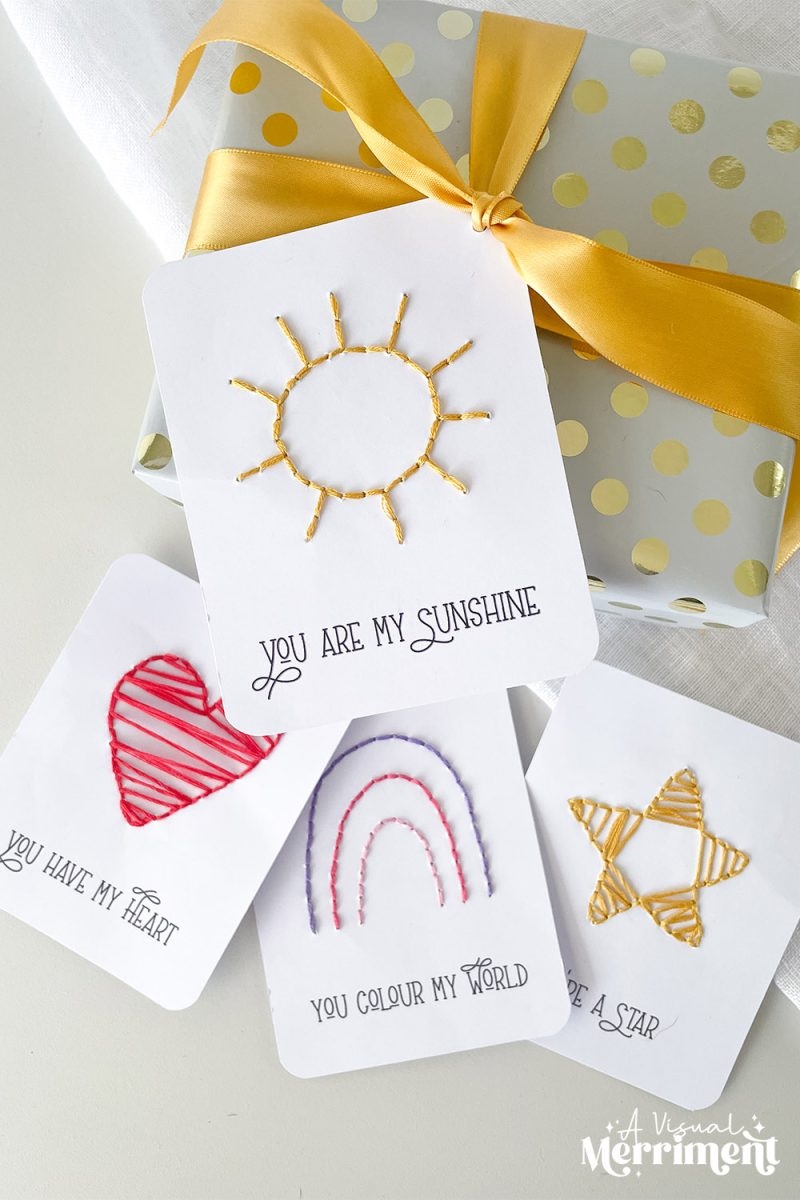 Loveable Kindness Cards Printable An Easy Paper Piercing Craft Kids Crafts DIYs Parties Planning Home Decor