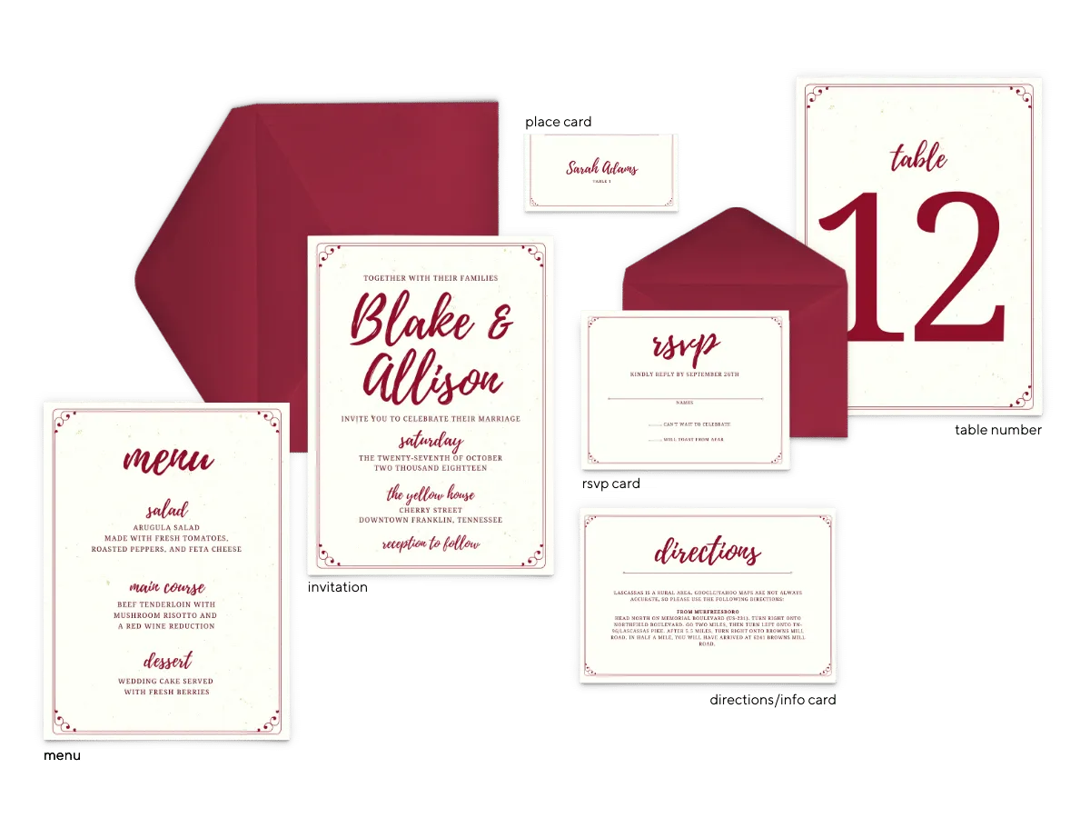 Mallory Wedding Invitation Free Wedding Printables From The Budget Savvy Bride