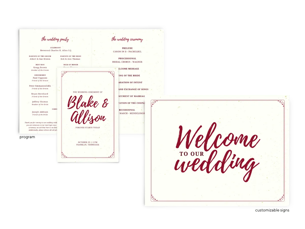 Mallory Wedding Invitation Free Wedding Printables From The Budget Savvy Bride