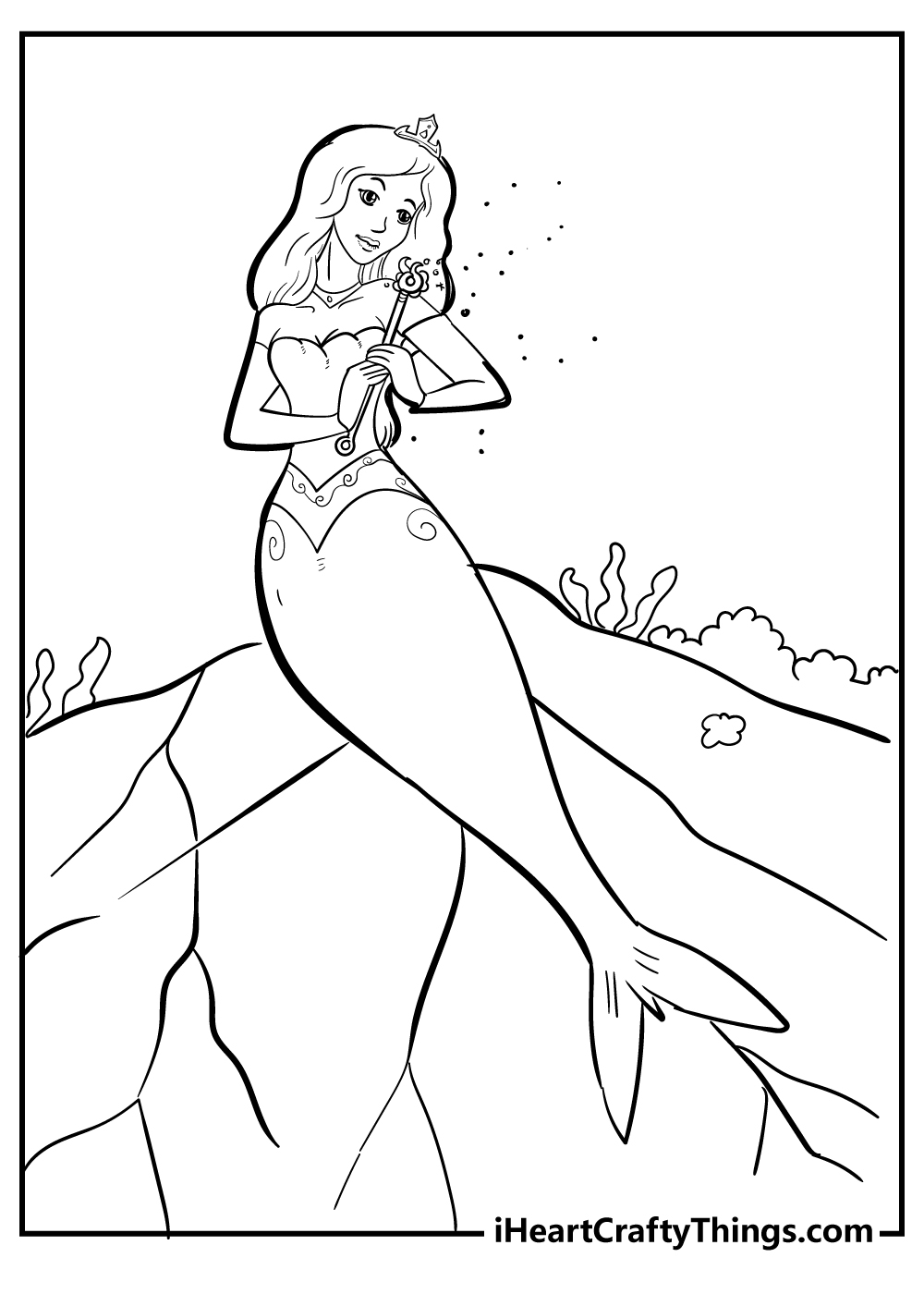 Free Printable Coloring Pages Mermaids