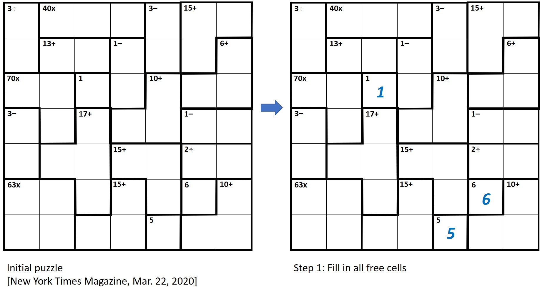 More KenKen Puzzles