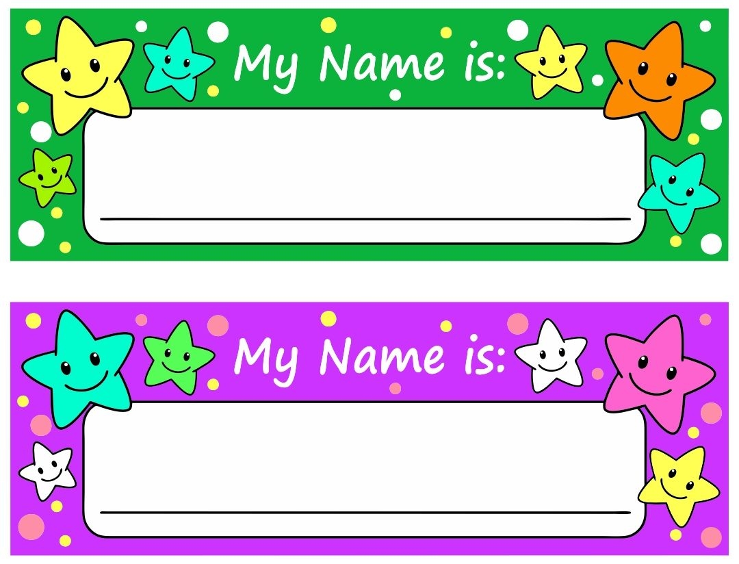 Name Tag Borders 15 Free PDF Printables Printablee