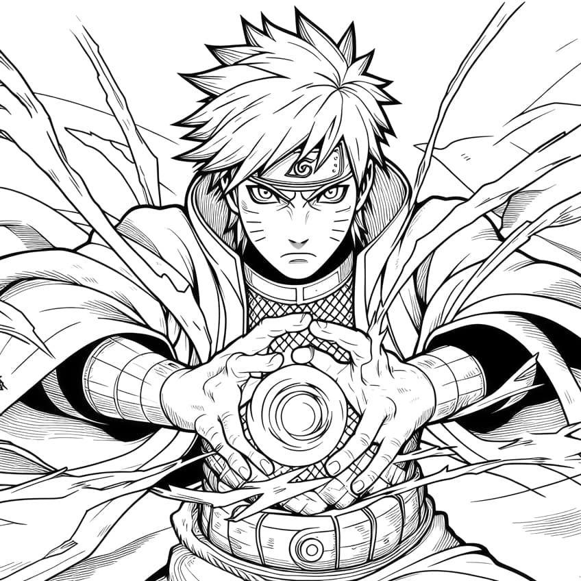 Naruto Coloring Pages 34 New Coloring Sheets