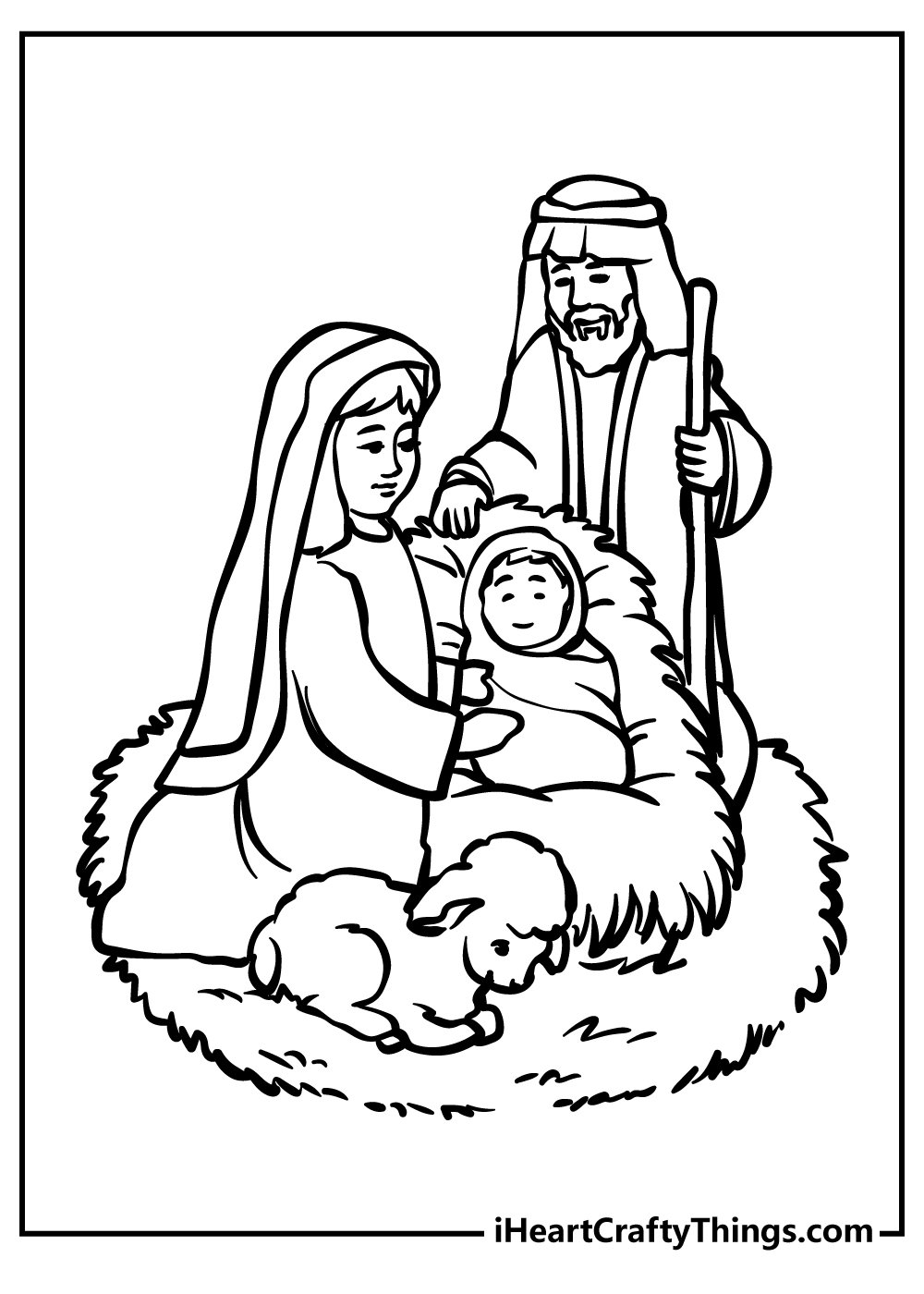 Nativity Coloring Pages 100 Free Printables 