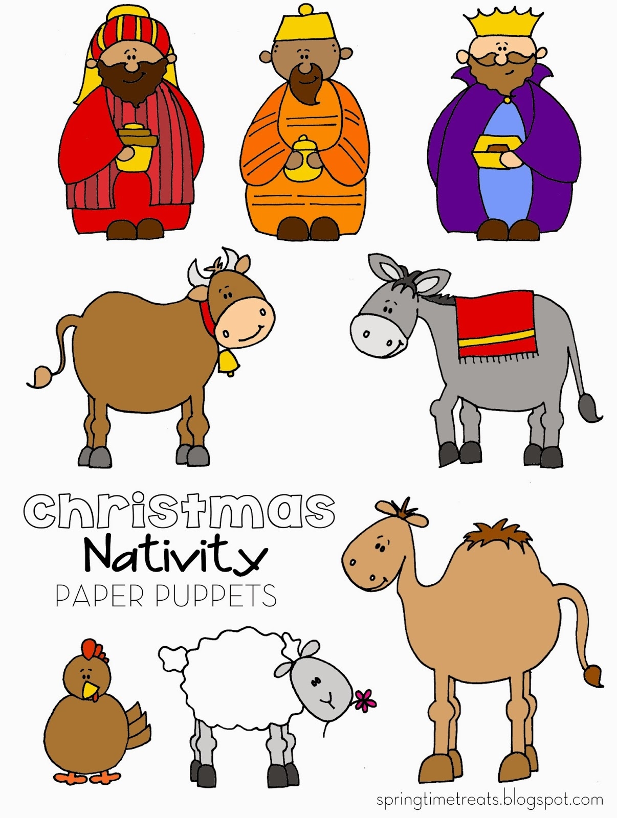 Free Nativity Printables Templates