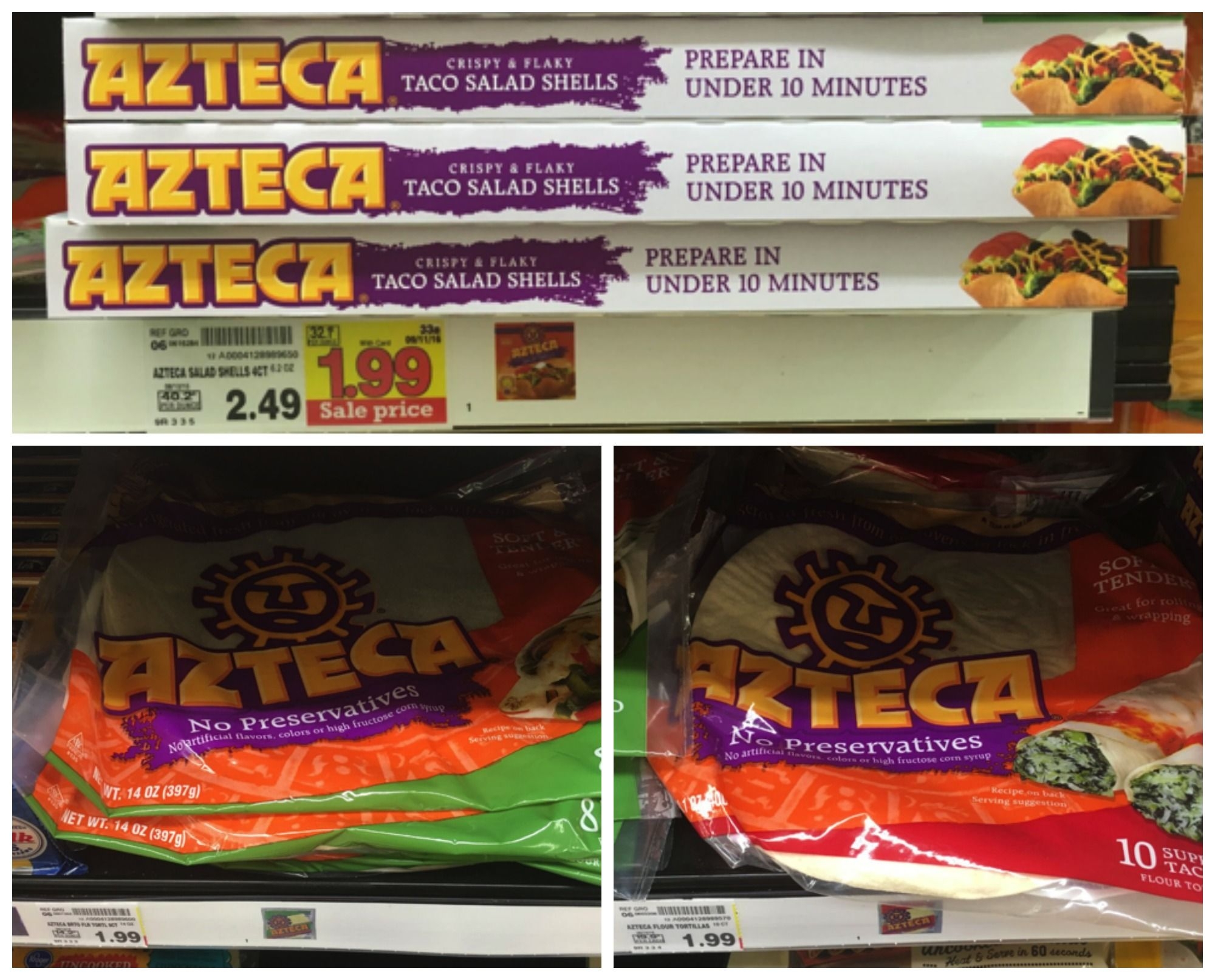 New Azteca Coupon Great Deals On Taco Shells Tortillas At Kroger Kroger Krazy