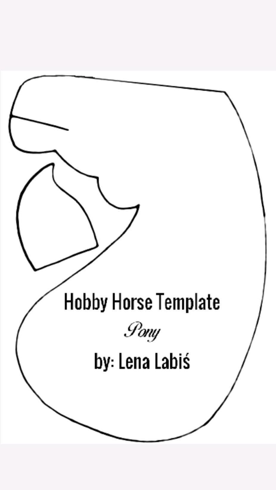 Original Free Hobby Horse Template