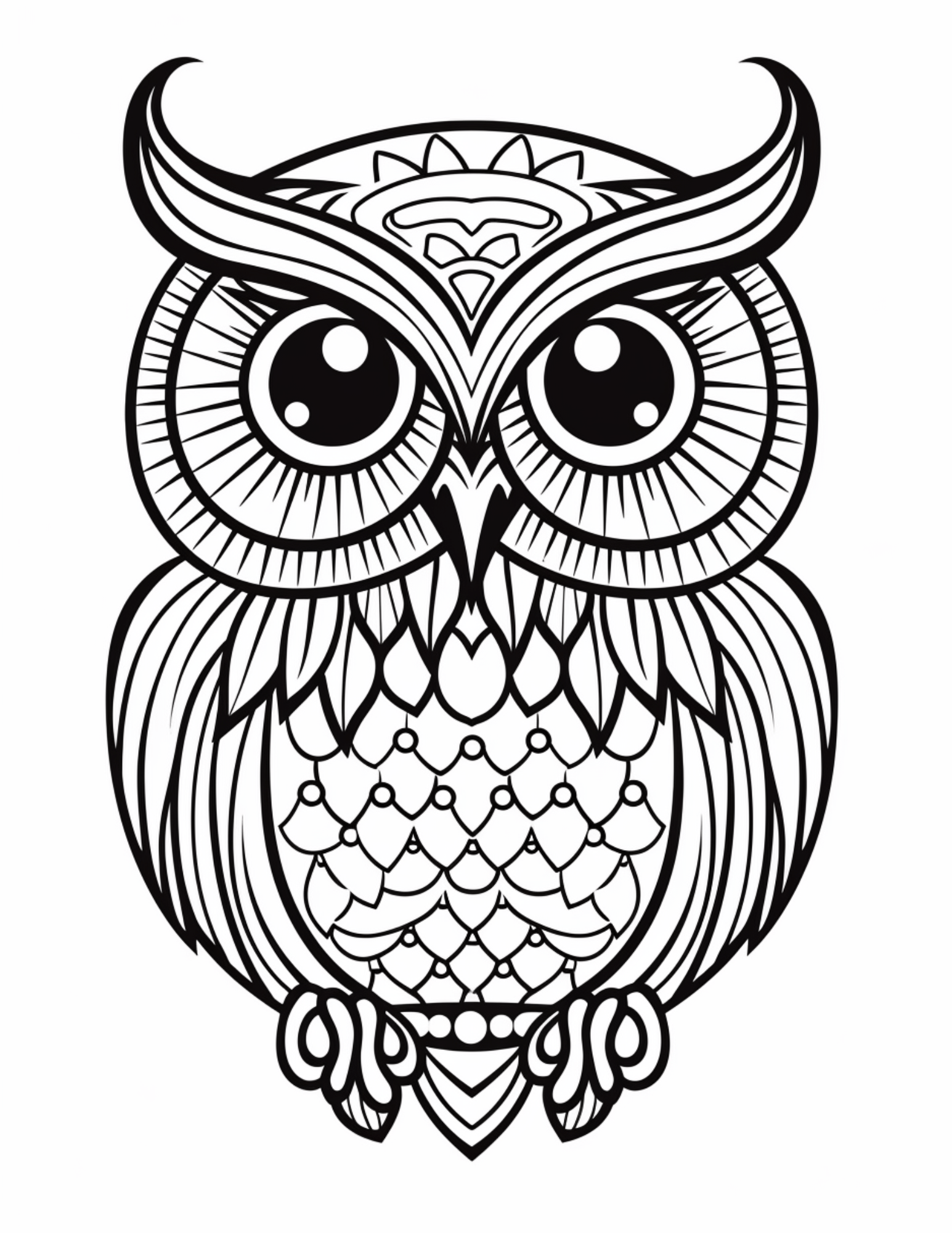 Owl Coloring Pages Free Printable Images With PDF Skip To My Lou