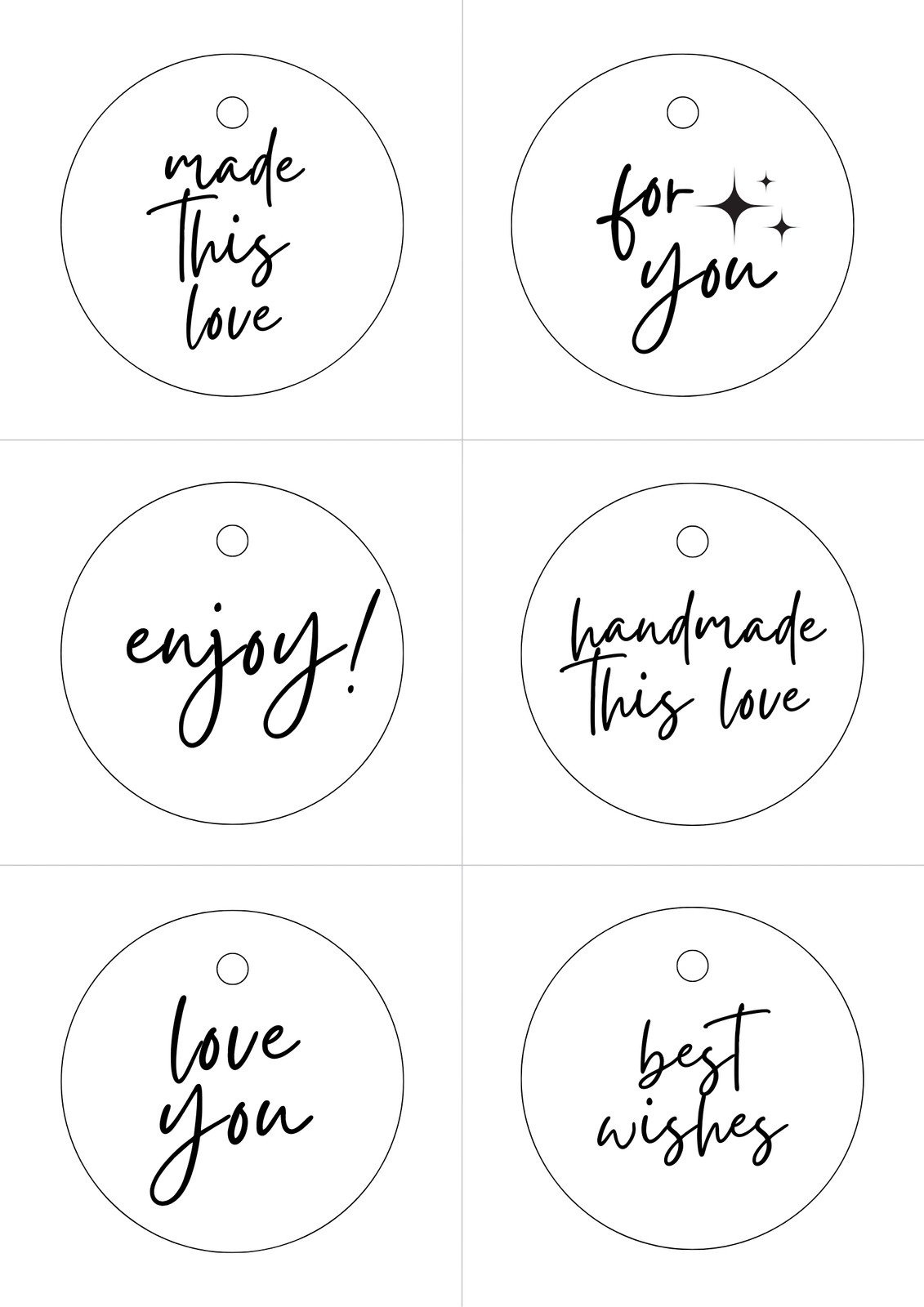 Page 2 Free Printable And Customizable Gift Tag Templates Canva