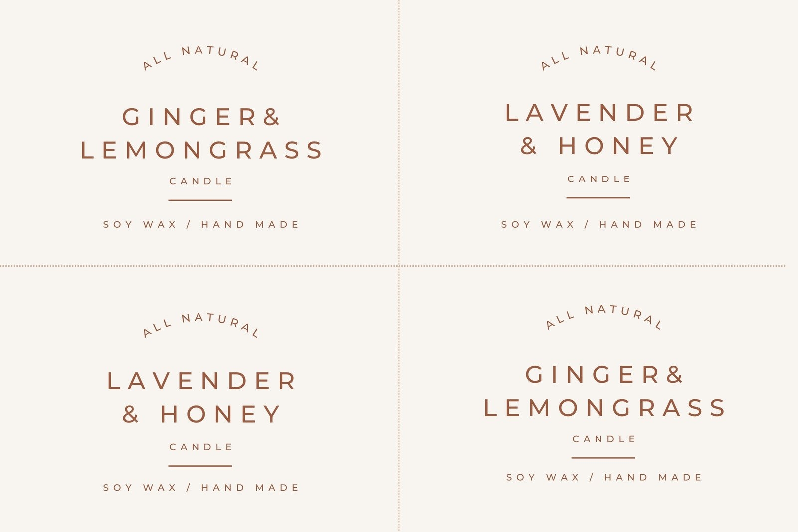 Page 2 Free Printable Custom Candle Label Templates Canva