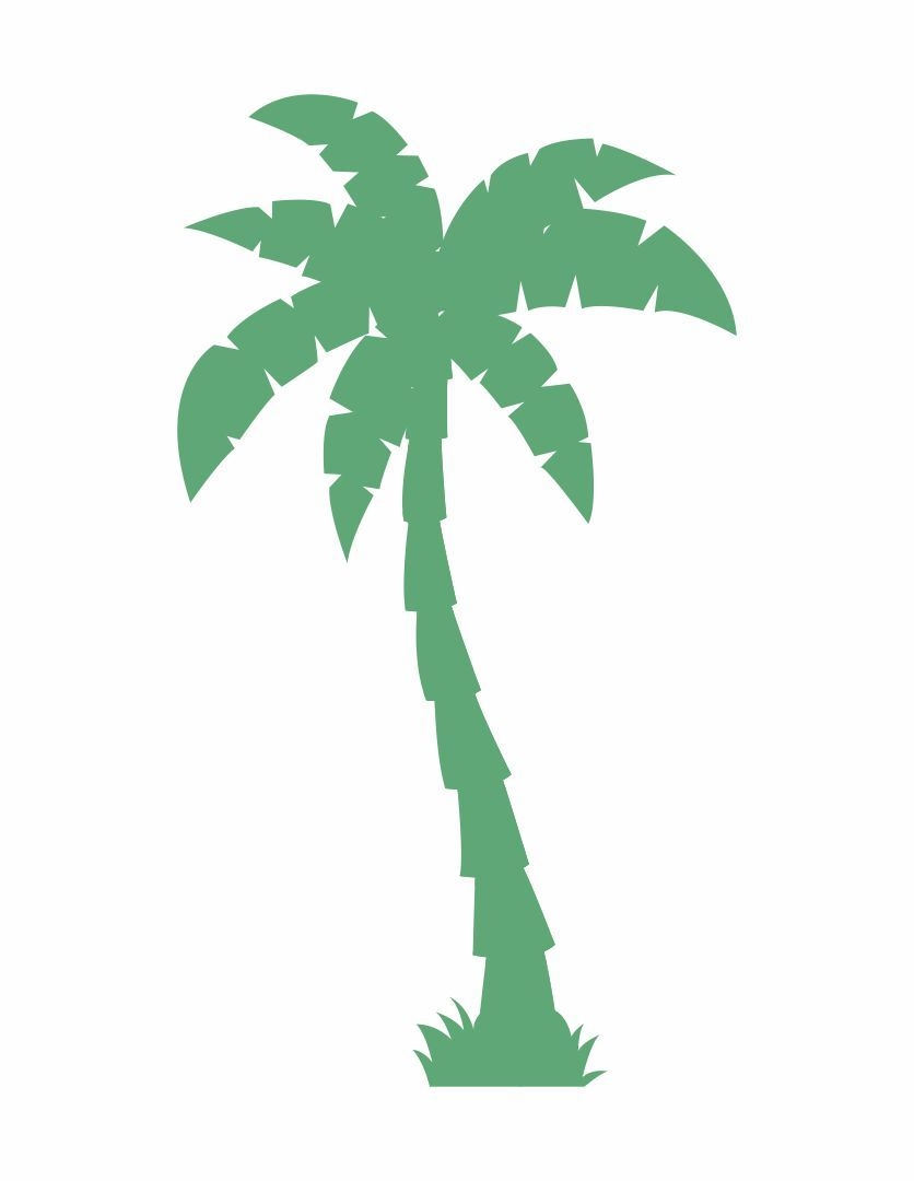 Palm Tree Stencil 10 Free PDF Printables Printablee
