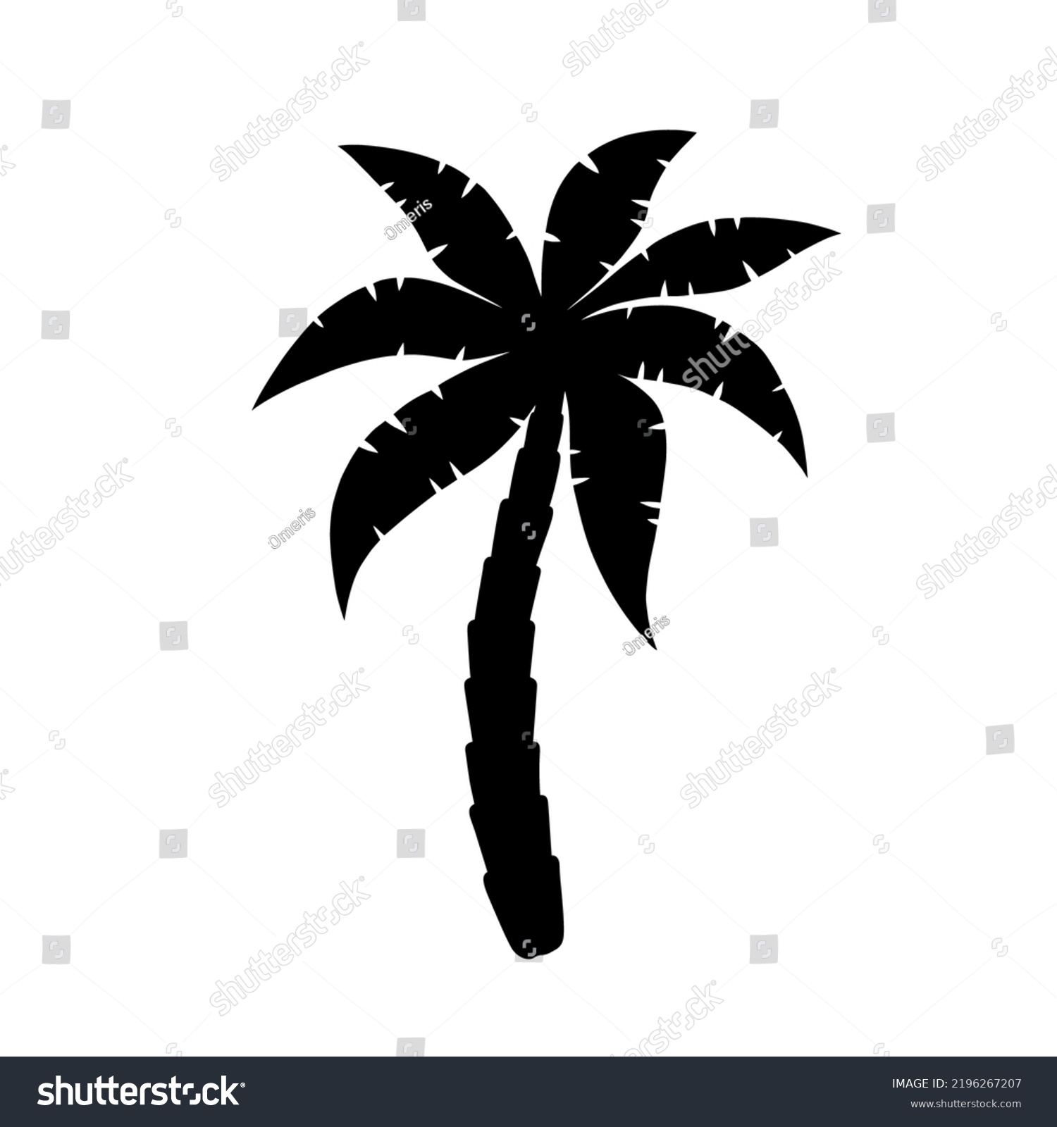 Palm Tree Stencil Photos Images Pictures Shutterstock