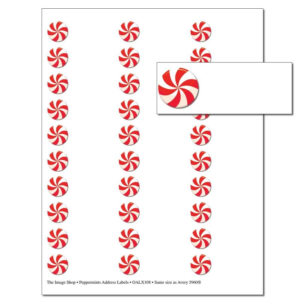 Free Printable Christmas Address Labels