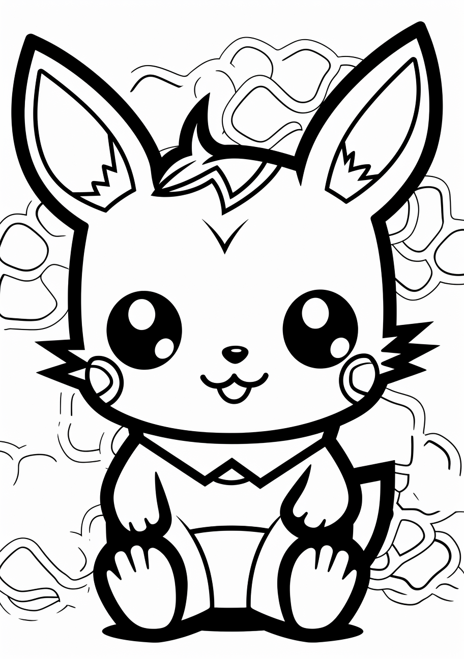Pikachu Coloring Pages Drawing Pictures Pokemon Coloring Pages Adult And Kids Fun coloring Hero
