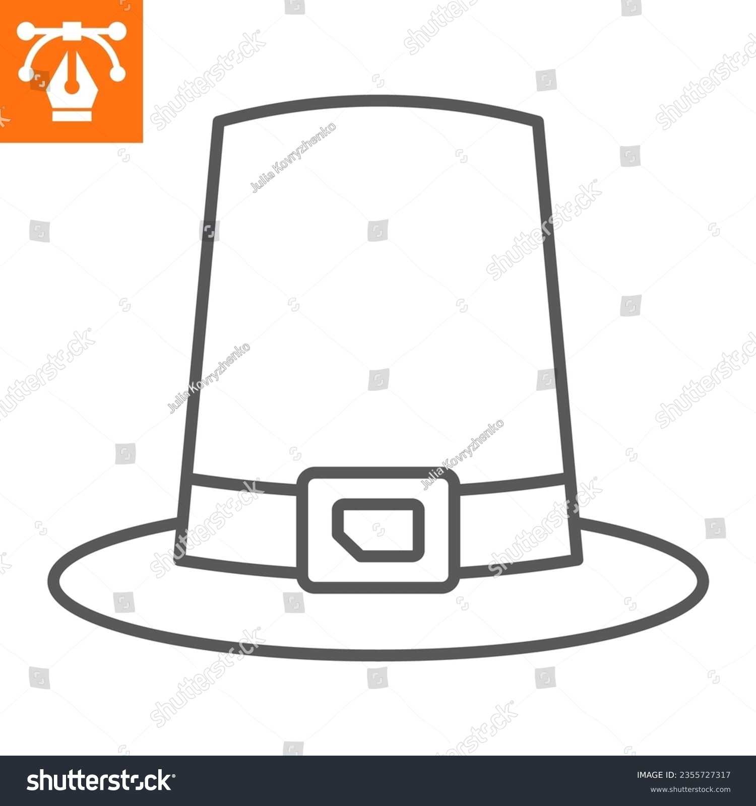 Pilgrim Hat Printable Free