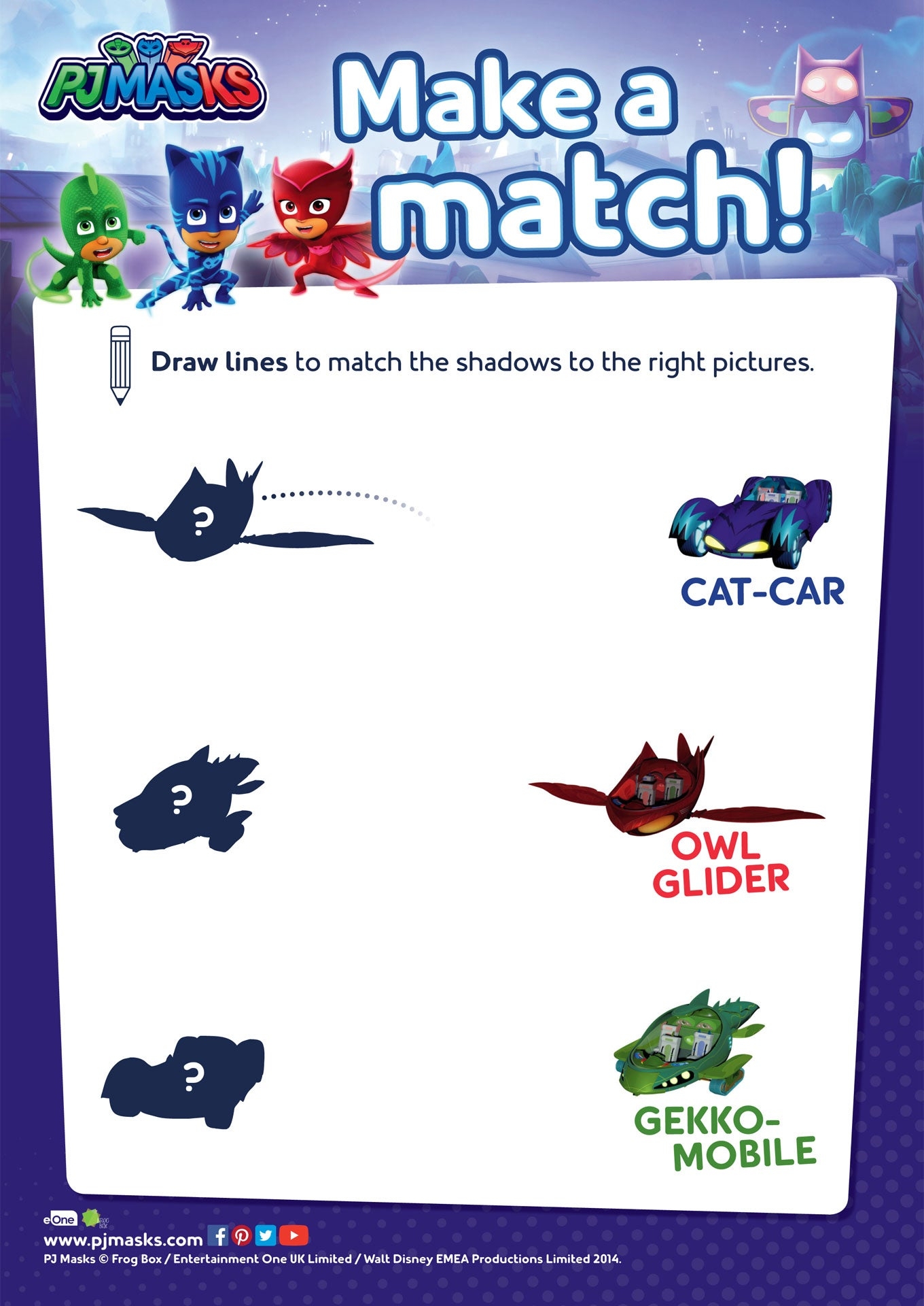 Pj Masks Free Printables