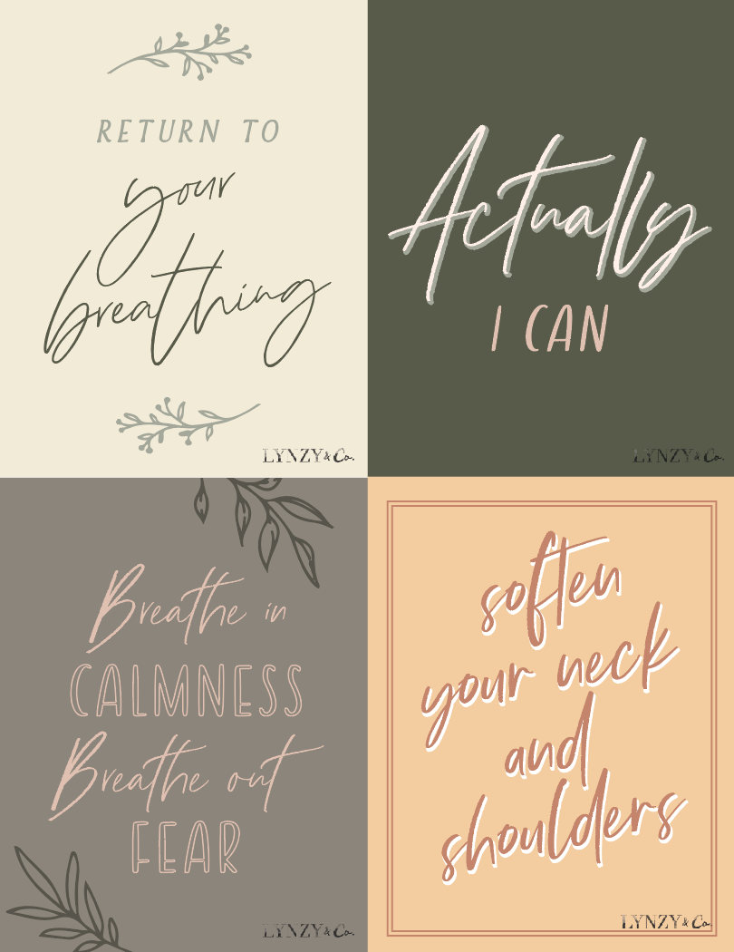Positive Birth Affirmations Printable Lynzy Co 
