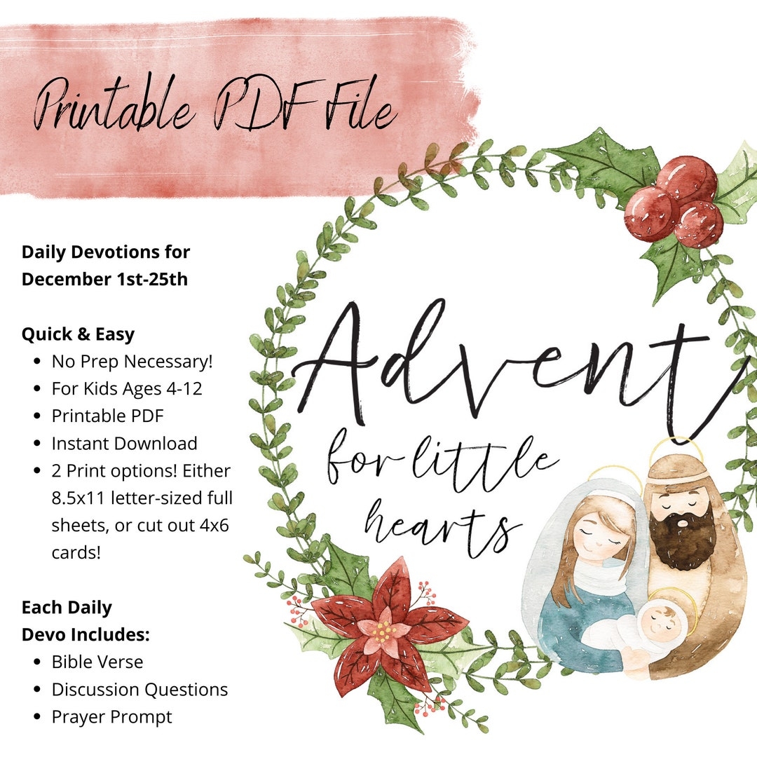 Free Printable Advent Bible Study
