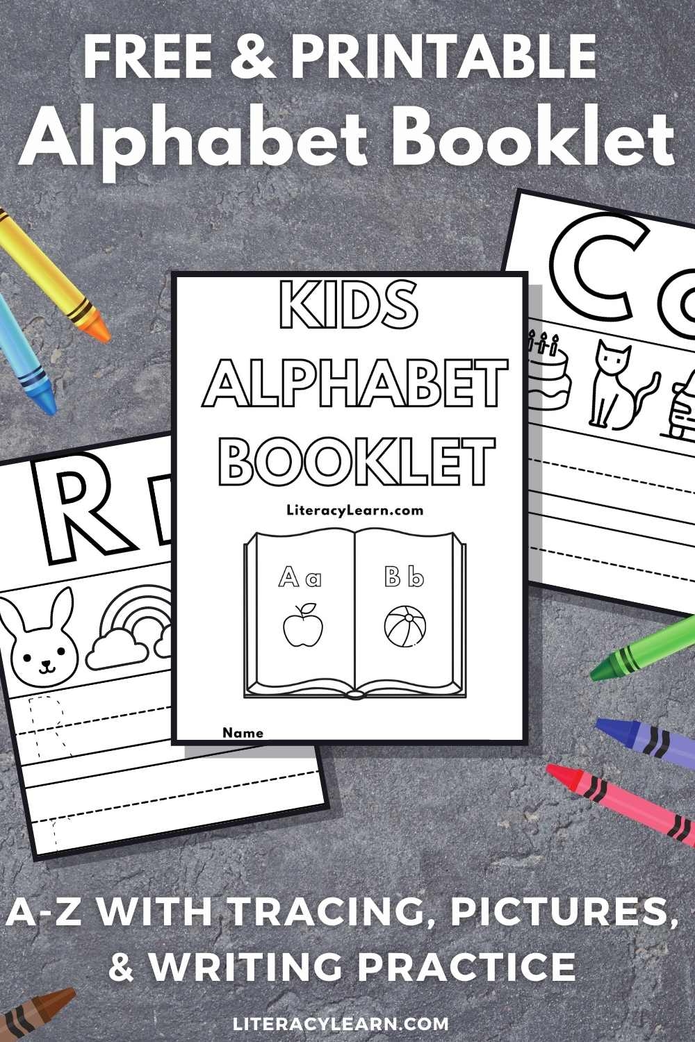 Printable Alphabet Book For Kids Free Download Literacy Learn