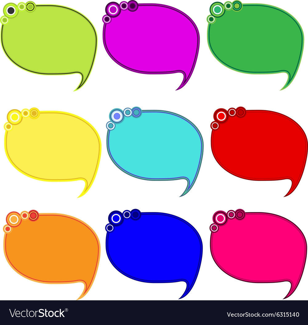 Speech Bubbles Free Printable