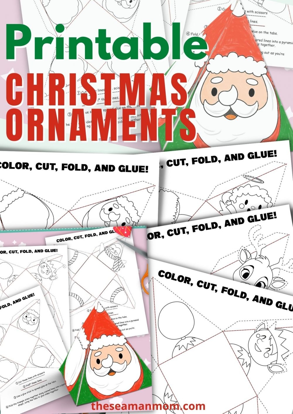 PRINTABLE CHRISTMAS ORNAMENTS Easy Peasy Creative Ideas