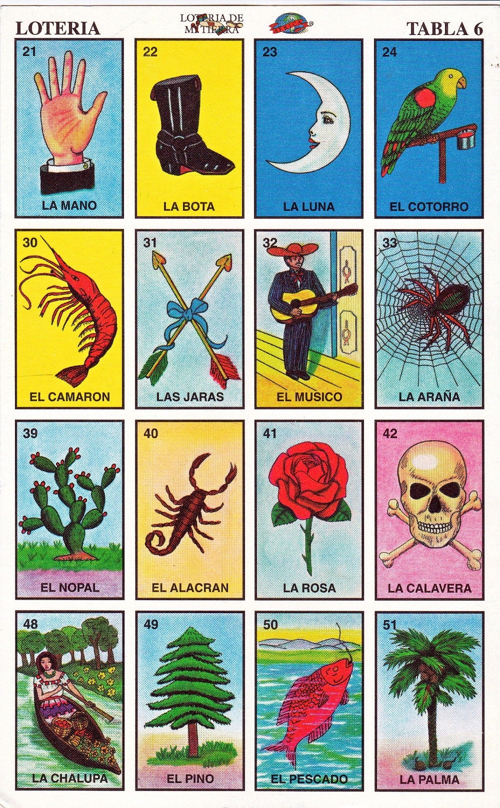 Printable Loteria Cards The Complete Set Of 10 Tablas Printable Digital Downloads For Arts And Crafts Party Supplies Printable Game Etsy Norway