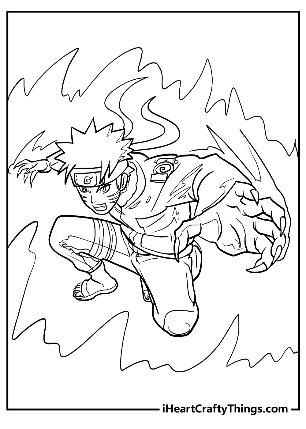 Free Printable Coloring Pages Naruto