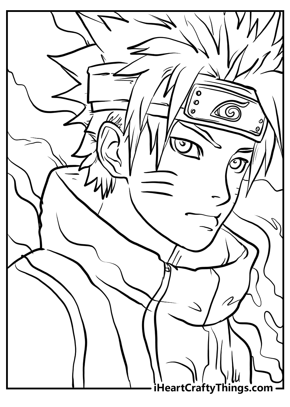 Printable Naruto Coloring Pages Updated 2024 