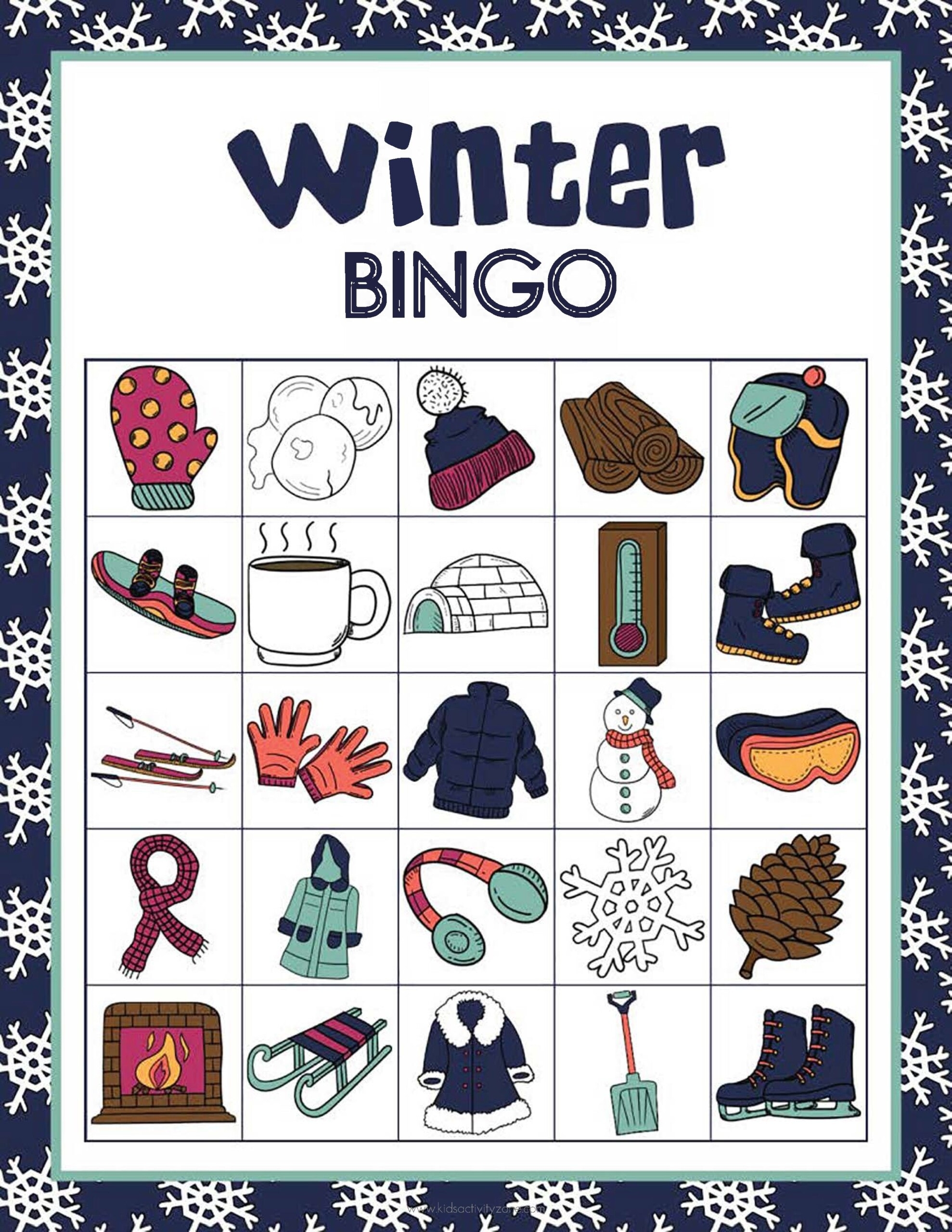 Printable Winter Activities Packet For Kids Kids Activity Zone