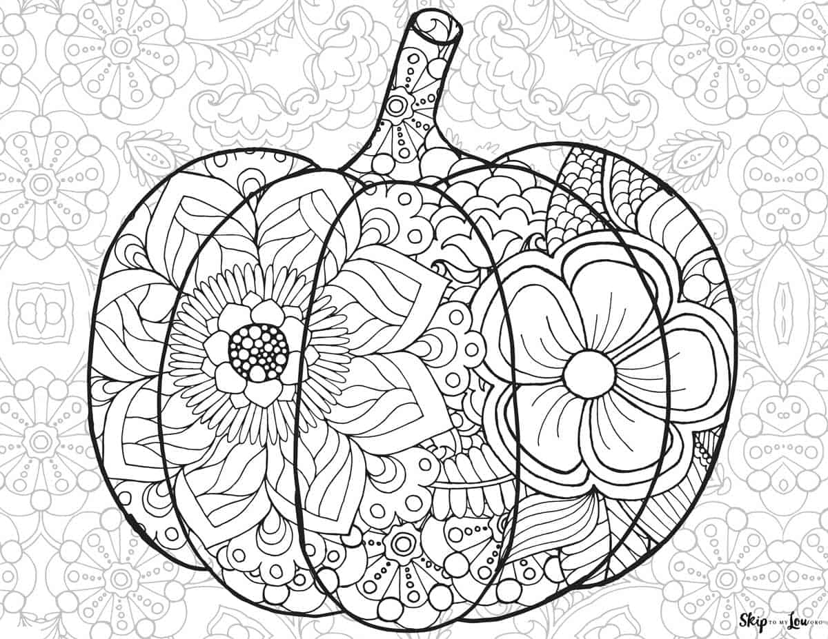 Free Printable Pumpkins Coloring Pages