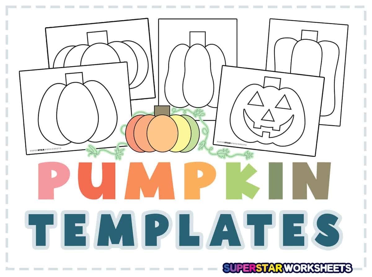Pumpkin Template Superstar Worksheets
